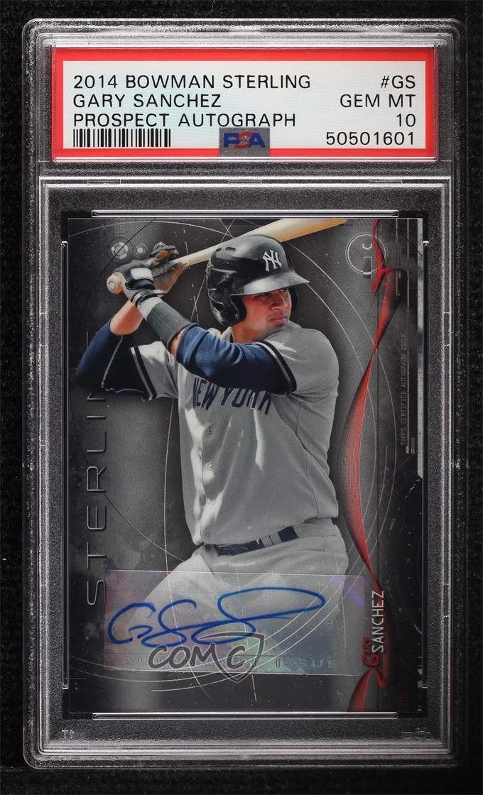 2014 Bowman BOWMAN STERLING PROSPECT AUTOGRAPH #GS Gary Sanchez front
