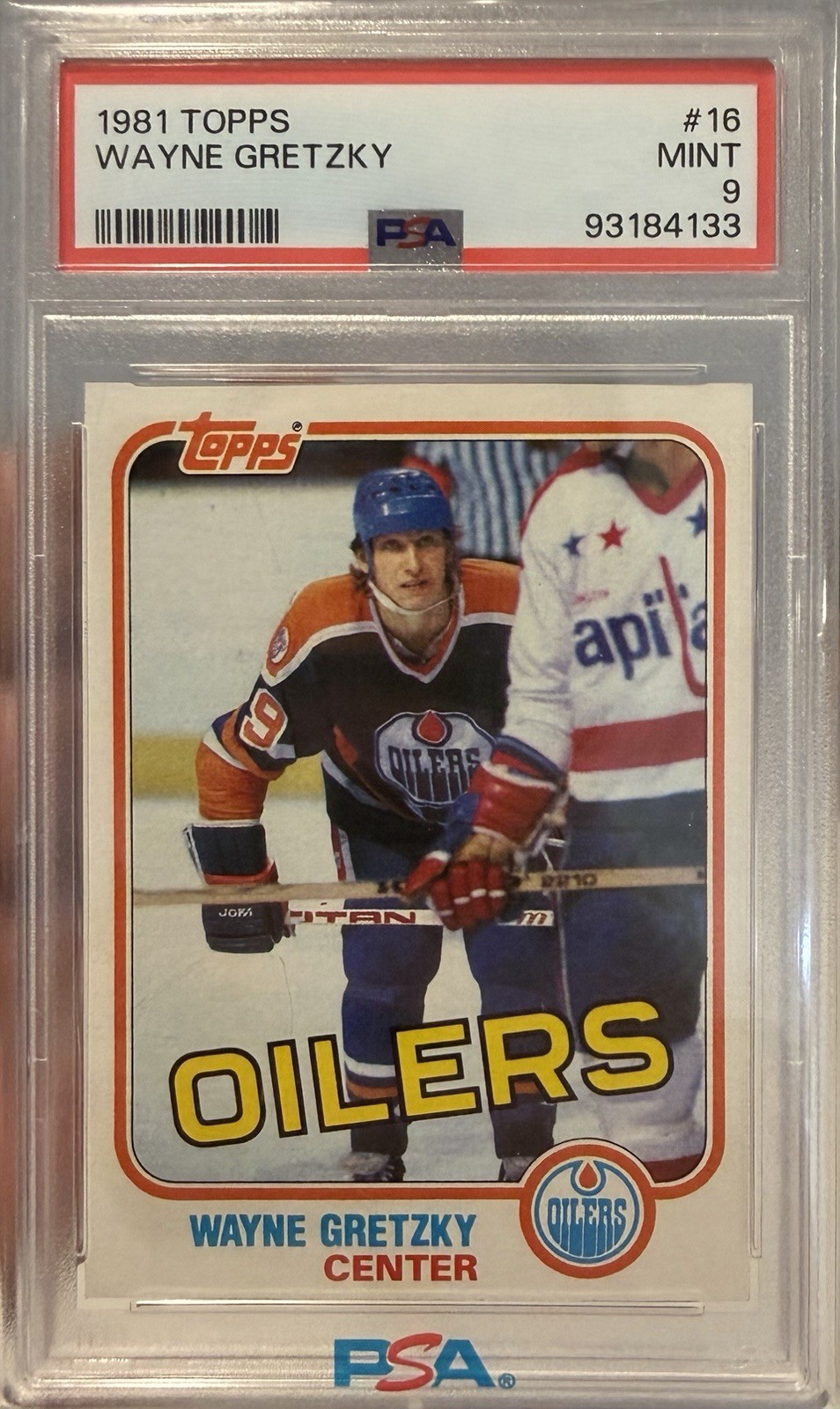 FINE 1981 Topps Wayne Gretzky MINT PSA 9 #16 CENTERED