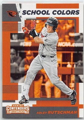 2019 Panini Contenders Draft Picks Collegiate #1 Adley Rutschman School Colors