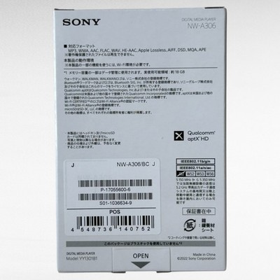 Sony Walkman 32GB NW-A306 BC Wireless A300 Series Audio Player New