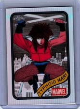 2025 Topps Chrome Marvel #123 Typhoid Mary Refractor