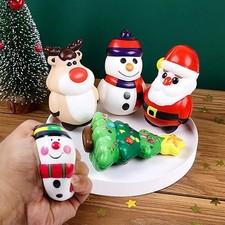 Santa Claus Toy - Bouncing Christmas Tree Stress Reliever - Holiday Decoration