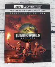 Jurassic World Rebirth - Collectors Edition 4K Ultra HD  Blu-ray With Slipcover