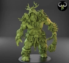 Giant Ogre Slayer Champion Warrior 28mm Fantasy Miniature