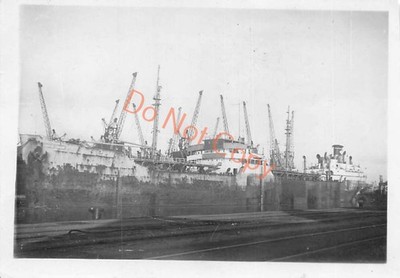 Chaco Canyon Frachtschiff rostet Swansea Docks Foto (18) 2,2 Zoll x 2,4 Zoll