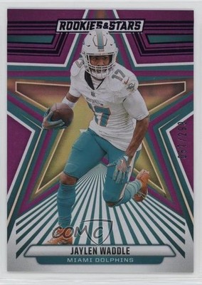 2024 Panini Rookies & Stars Purple 67/299 Jaylen Waddle #59 1cz3