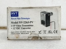 NVT NV-226J-PV UTP Video Transmitter with 12VDC Converter
