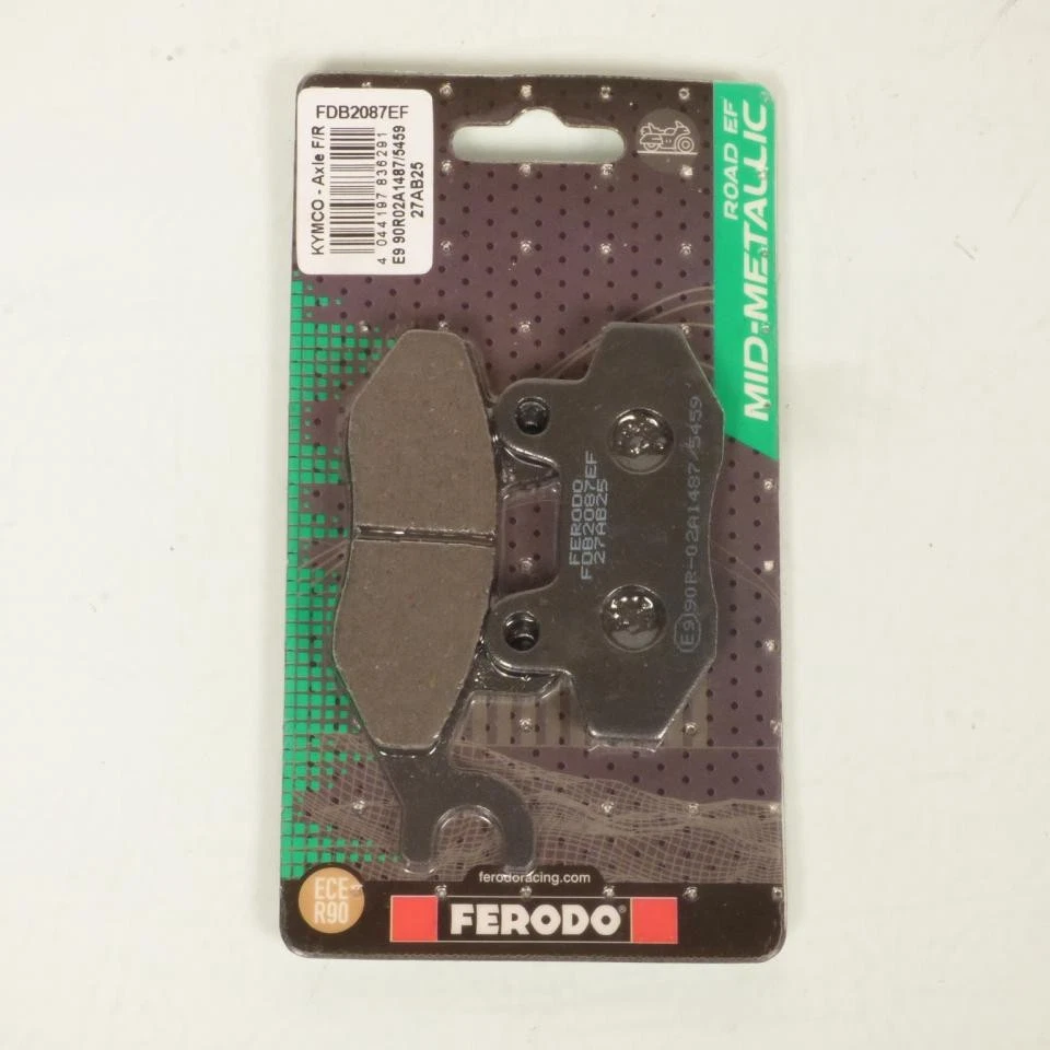 Plaquette de frein Ferodo pour Moto ORCAL 125 Astor 2015 à 2019 AV Neuf - Photo 1/3