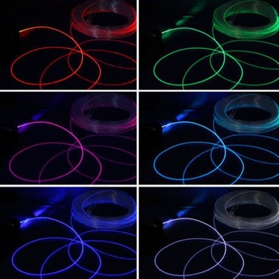 PMMA Optical Fiber Cable Side Glow 1.5/2/3/4mm-Diameter For Fiber Optic Lighting