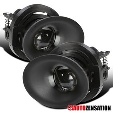 Fit 2015-2023 Dodge Challenger Projector Fog Lights Bumper Driving Lampsbezels