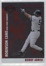 2008 Topps Co-Signers Silver Red 130/400 Bobby Abreu Robinson Cano #086 0t2