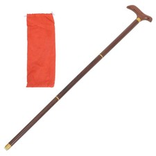  Bastone Di Legno Ebano Assistenza Alla Deambulazione Alpenstock Anti-skid