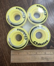 New SET of 4 -C7skates 58mm 83A Premium Quad Roller Skate Wheels - Lemonpop NIP 