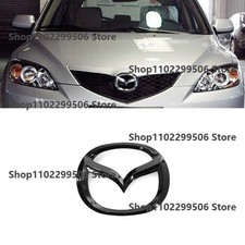 Mazda 3 Sport Glossy Black Abs Car Front Grille Eemblem Rear Trunk Badge Sticker Mazda 3 Sport Glossy Black Abs Car Front Grille Eemblem Rear Trunk Badge Sticker