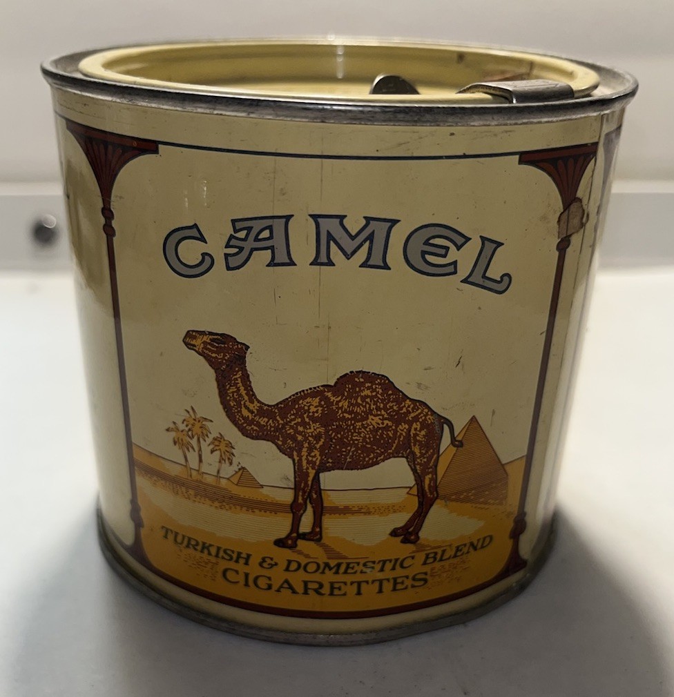 Vintage Camel Cigarette Tin