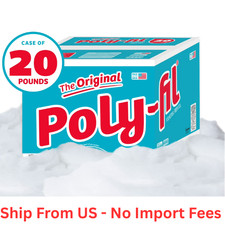 Poly-Fil Polyester Fiberfill Stuffing, 20lb B...