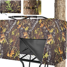 Hunting Tree Stand Blind Cover with Zipper and Pockets for Deer and Turkey