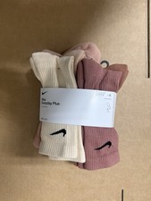 Nike Everyday Plus Cushioned Training Crew Socks 6 Pairs Medium 6-8 SX6897 - 904