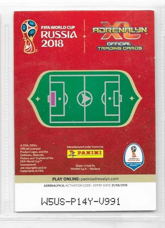 Carte Adrenalyn Russie 2018 - N°028 - Belgique - Thibaut Courtois - Photo 2/2