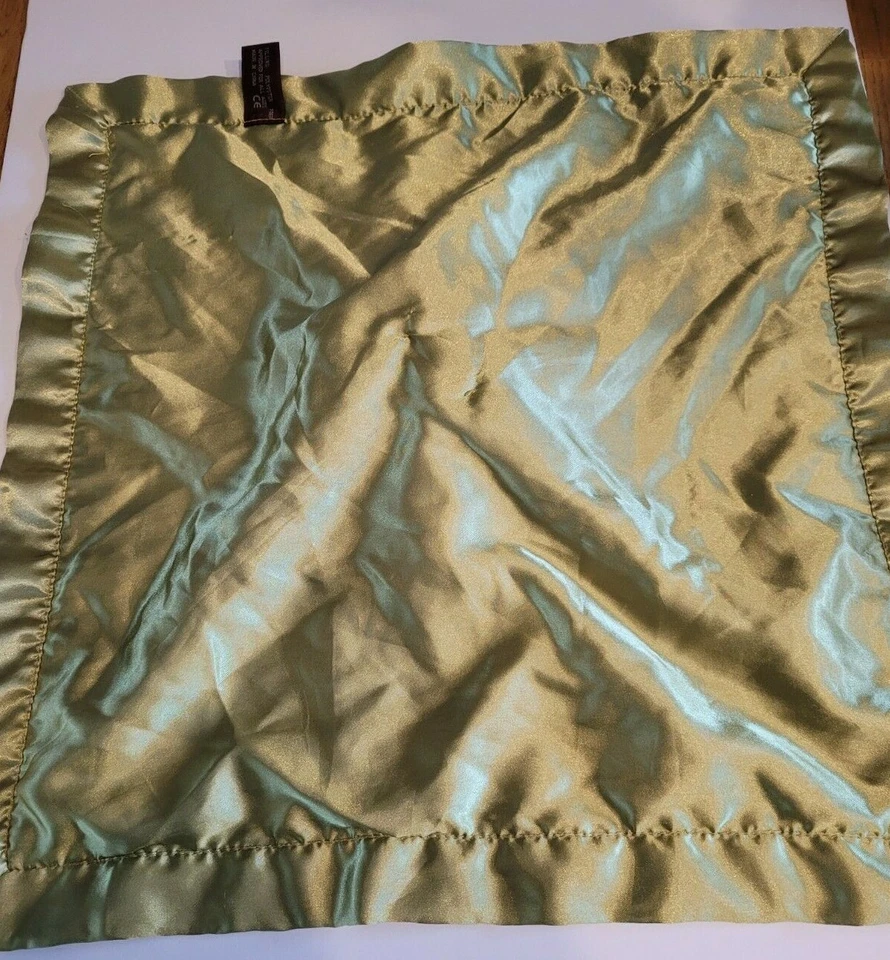 Bearington Grasshopper Lovey Plush Security Blanket 18" Satin Binding Knee High - Image 4 of 4