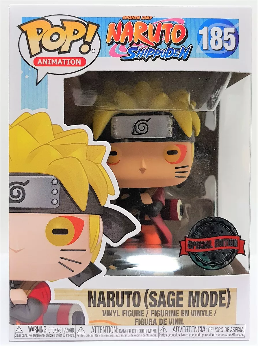  Funko Pop! Animation Naruto Shippuden: Naruto Uzamaki Sage Mode  Special Edition Multicolor Exclusive #185 : Toys & Games