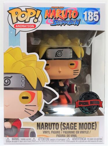 Figura de vinilo Funko Pop Naruto Sage Mode # 185 Naruto Shippuden edición especial  - Imagen 1 de 7