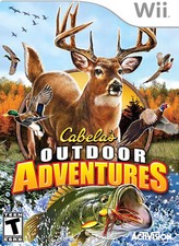 Cabela's Outdoor Adventures (Nintendo Wii, 2009) with bilingual manual