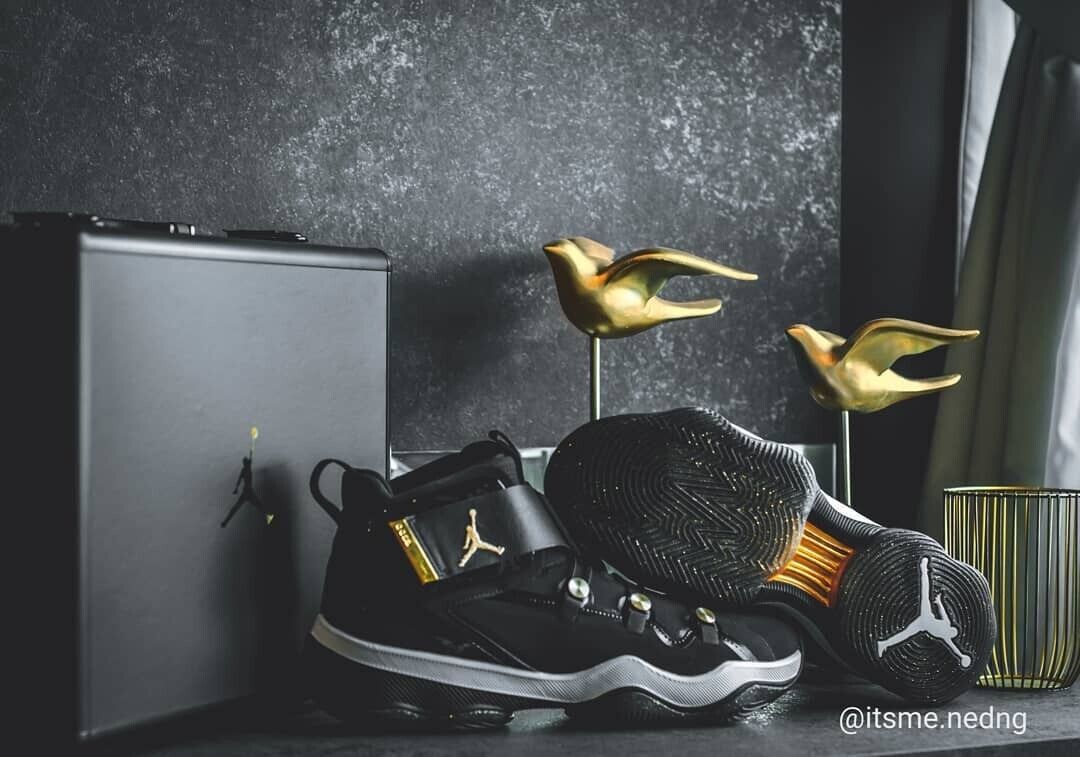 NIKE JORDAN AJNT23 BLACK/WHITE-METALLIC GOLD (CI5441-008 NIKE JORDAN AJNT23 BLACK/WHITE-METALLIC GOLD (CI5441-008