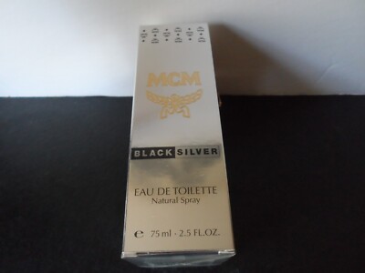 MCM Black Silver EDT Spray 2.5 oz / 75 ml Brand New In Sealed Box