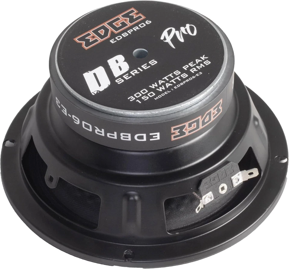 EDGE EDBPRO6 COPPIA MidWoofer 16 cm 300 Watt Alta Efficienza 165mm Medio Bassi - Immagine 3 di 4
