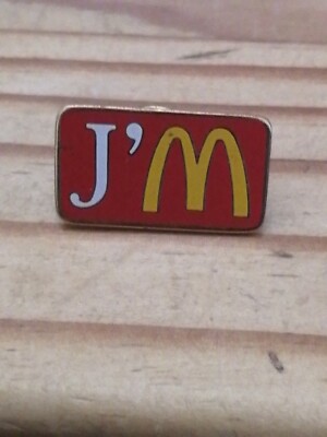 Pin's Pins Pin LAPEL Société RESTAURANT Logo '' J'aime MAC DONALD'S''