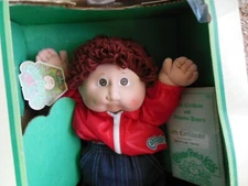 Vintage Cabbage Patch Doll 1984 Coleco Graham Troy Red Hair Brown Eyes New