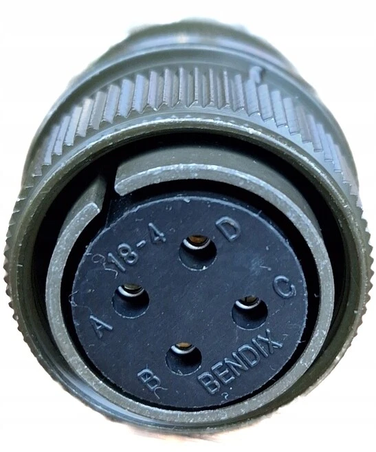 Amphenol ACS06AF-18-04S-003 Circular Connector, 4-Pin Straight Plug - Image 2 of 4