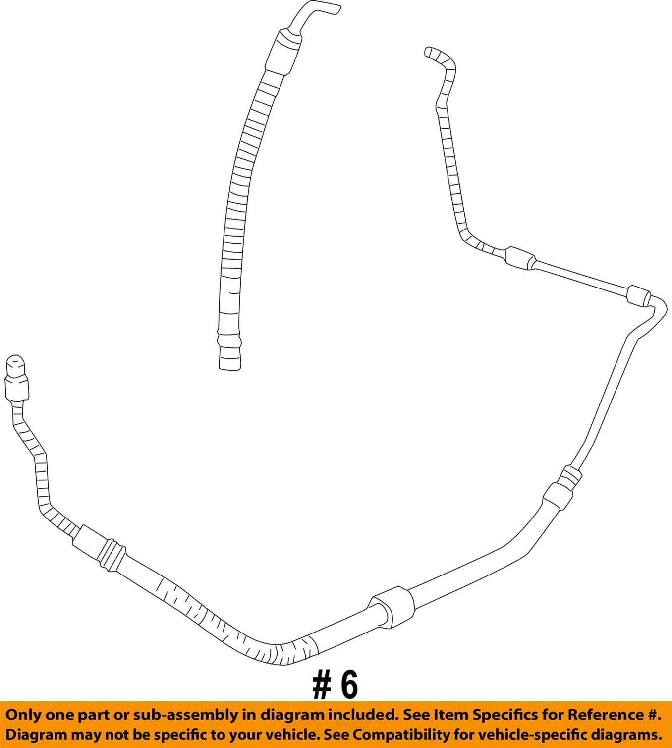 GM OEM-Power Steering Pressure Hose 26095037 | eBay 