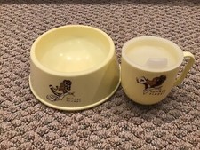 Vintage - Tommee Tippee - Baby Cup And Bowl Set - Sippy Cup