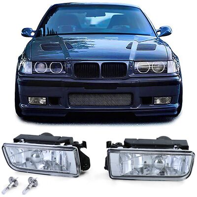 Nebelscheinwerfer transparent mit Stützrahmen BMW 3er E36 auch M3 90-99