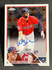 2023 Topps Chrome ROOKIE AUTO Will Brennan, item 1