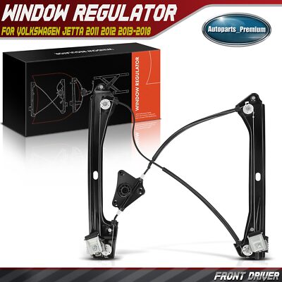 Front LH Driver Power Window Regulator for Volkswagen Jetta 2011 2012 2013-2018
