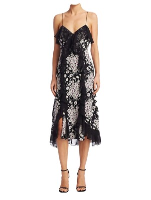 Cinq à Sept Joelle Floral Silk Dress
