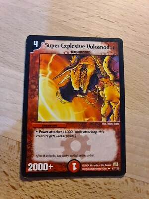 英語版デュエルマスターズ Super Explosive Volcanodon Super Explosive Volcanodon○DUEL MASTERS○DM01 Uncommon card TCG