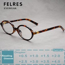 Oval Small Frame Anti Blue Light Reading Glasses Men Women Single Focus Readers