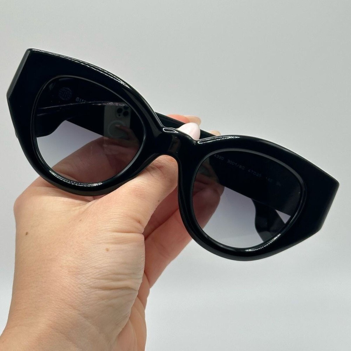 NEW BURBERRY Sunglasses BE4390 30018G Black/Grey Gradient | eBay display picture 2