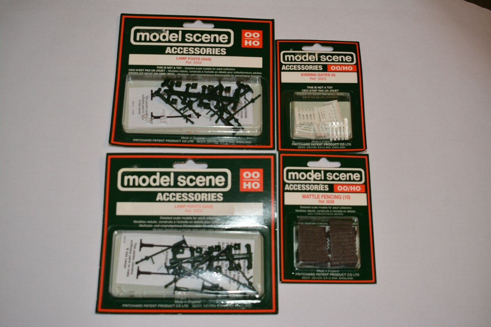 Peco Modelscene Accessories 5027 5023 5028 5004 X2 NOS OO Gauge Fence