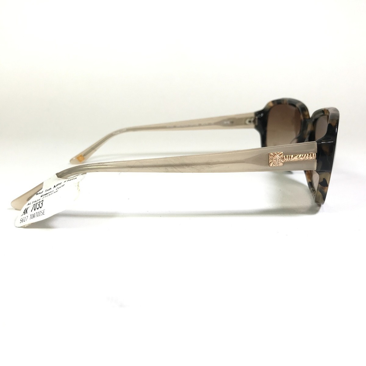 Anne Klein Sunglasses AK7033 206 MOCHA TORTOISE Square  display picture 2