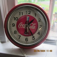 horloge murale coca-cola état de fonctionnement