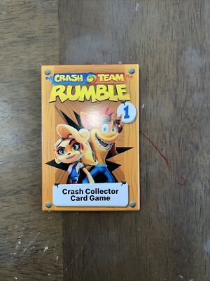 2023 McDonald s Happy Meal Crash Team Rumble 1 Crash Collector Card Game!