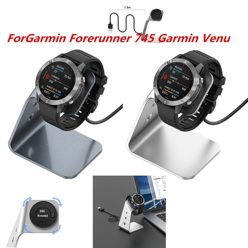 Charging Stand Watch Charging Dock Holder For Garmin Venu Sq/Fenix 6 Watch  Set | eBay