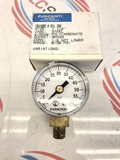 ASHCROFT 15W1005H 01L SIZE 1-1/2 0-30PSI PRESSURE GAUGE