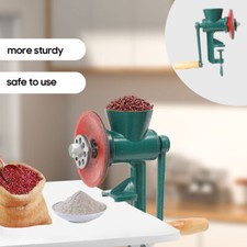 Manual Iron Grain Grinder Mill Coarseness Adjustable for Wheat Spice Barley