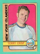 (1) TERRY CRISP 1972-73 O-PEE-CHEE # 88 ISLANDERS 2ND YEAR EX-MT CARD (H8361)